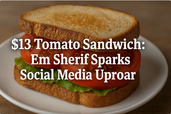 $13 Tomato Sandwich: Em Sherif Sparks Social Media Uproar
